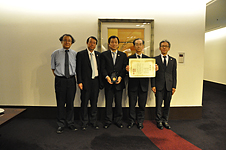 平成24年度土木学会賞の授与式が行われ、フロートレス工法が技術開発賞を授賞しました_2