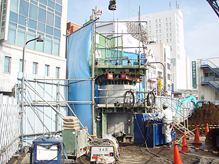 相模大野駅西側地区第一種市街地再開発事業に伴う歩行者専用デッキ工事　ＰＣウェル