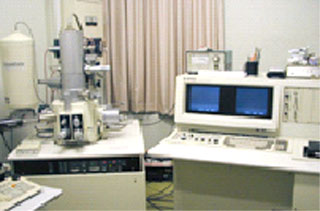エネルギー分光器付き走査電子顕微鏡